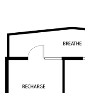 Two Bedroom Floor Plan l Metro 510 in Riverside Ca